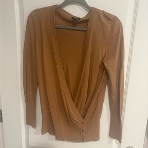 Ann Taylor Tan Knit Pullover